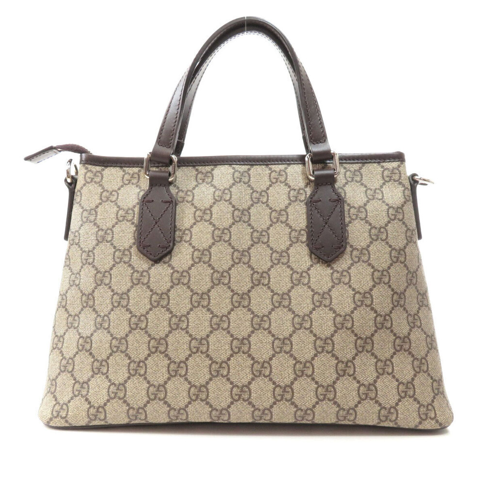 Gucci GG Brown Beige Handbag Supreme